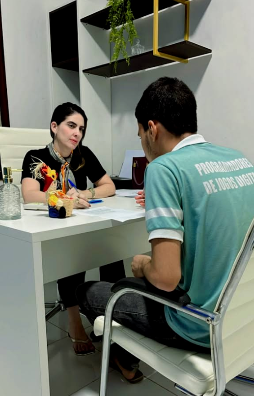 Atendimento individual na Clínica Med + Saúde